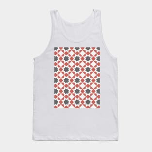 Stellar Geometry: Dynamic Starry Pattern Tank Top